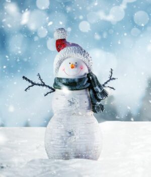 happy snowman